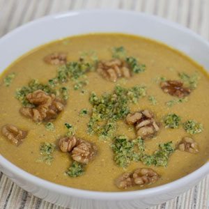 Roasted Walnut and Cauliflower Soup